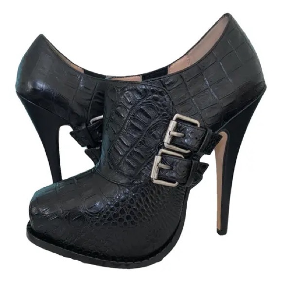 Vivienne Westwood Shoes - Vivienne Westwood Anglomania leather heel booties